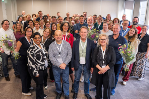 Groepsfoto met deelnemers op De Professional Centraal